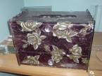 Tissue box with drawer
